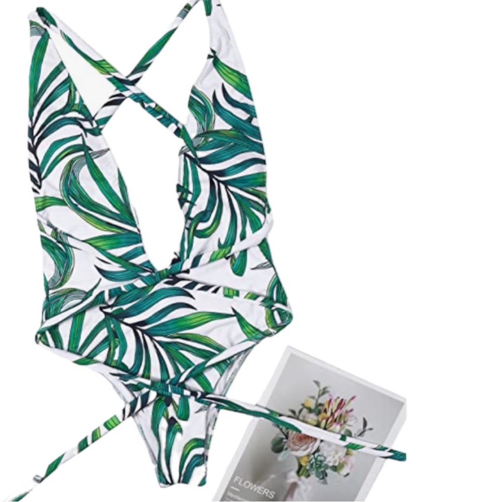 SFHFY Women's one-piece monokini swimsuit, sexy, open back Size L '